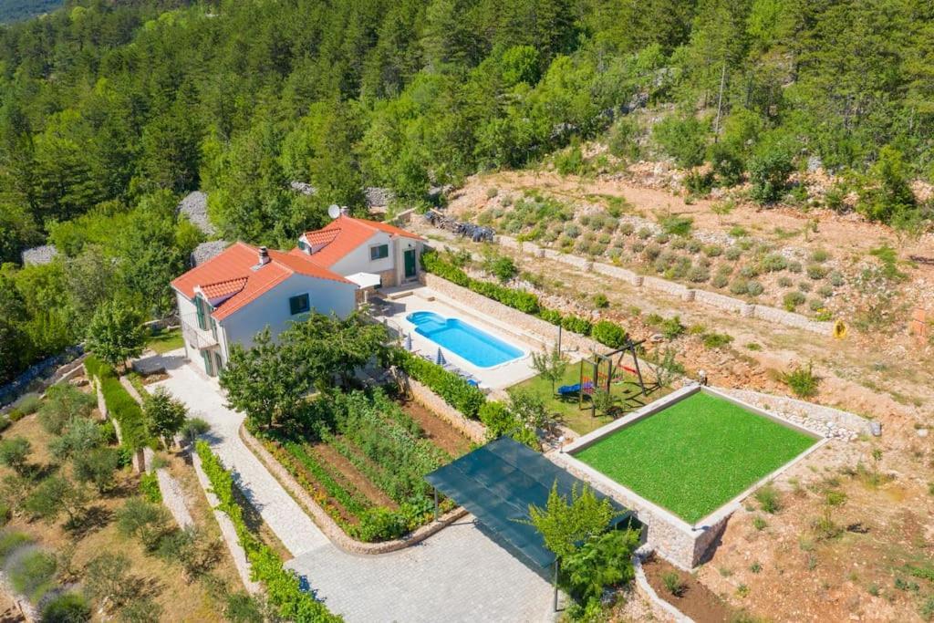 Three-Bedroom Villa With Private Pool Lovreć Dış mekan fotoğraf